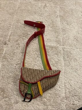Dior Rasta Saddle Belt Bag- rare